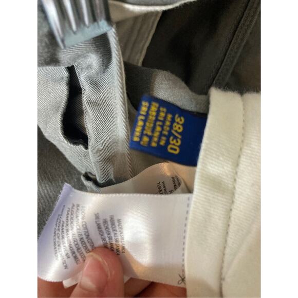 Polo Jeans Grey Utility Gorpcore Khaki Men's Slacks 38x30L - Picture 4 of 4